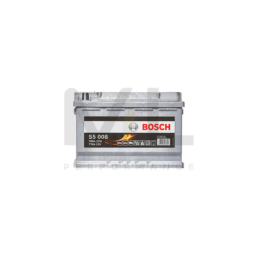 Bosch S5 Car Battery 096 5 Year Guarantee S5008