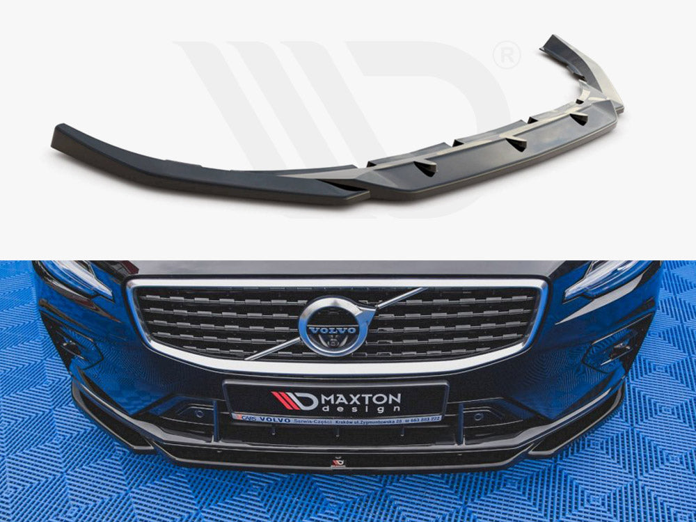 Maxton Design Volvo S60/v60 R-design MK3 (2018-) Front Splitter V.2