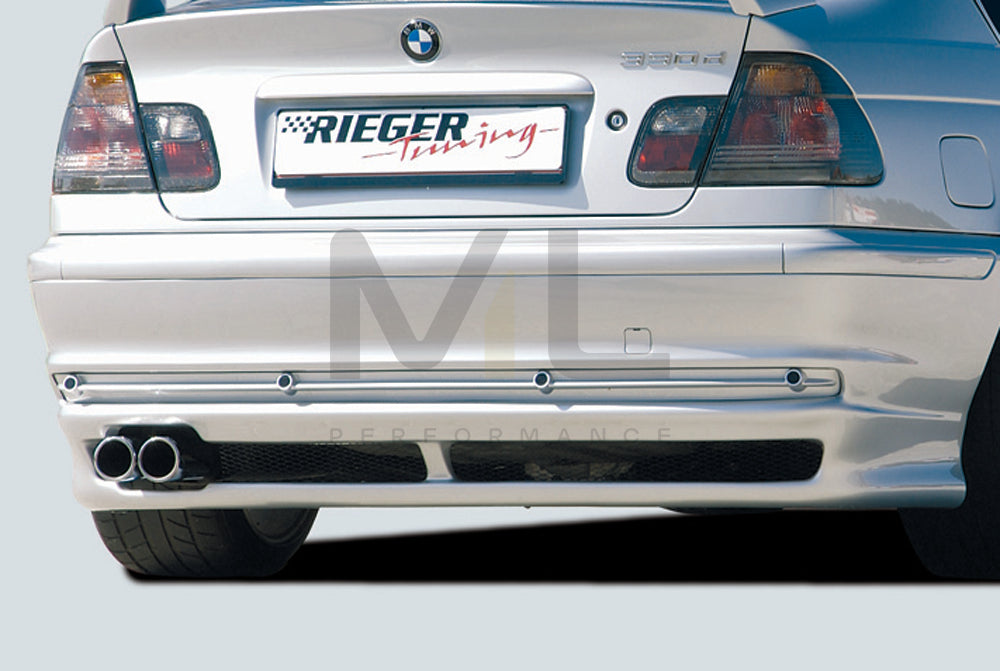 Rieger 00050106 BMW 3 Series E46 Rear Diffuser