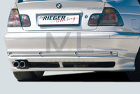 Rieger 00050106 BMW 3 Series E46 Rear Diffuser