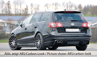 Rieger 00024078 VW 3C Passat Rear Diffuser for Twin Tailpipe Left