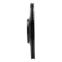 R1 Concepts R1 04-18 Audi S8 Rear Left Drilled & Slotted Black Brake Rotor