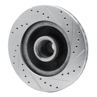 R1 Concepts R1 91-96 Dodge DAKOTA RWD Front Left Drilled & Slotted Silver Brake Rotor