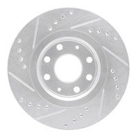 R1 Concepts R1 04-17 Chevrolet AVEO (USA/Canada) Front Right Drilled & Slotted Silver Brake Rotor