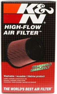 K&N Engineering K&N Universal Clamp-On Air Filter 2-3/4in Flange 3-1/2in T 8-1/4in Height