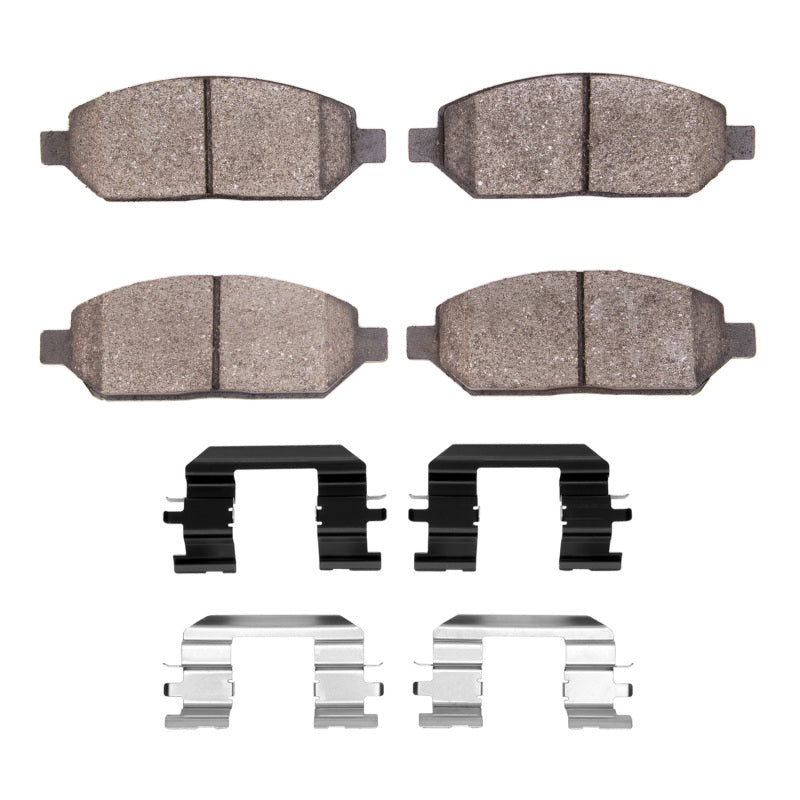 R1 Concepts R1 17-18 Chevrolet SPARK (Mexico) Front Semi Met Pads & Hardware Kit