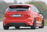Rieger 00099118 Ford Focus 2 ST Rear Diffuser for Original Tailpipe Left & RIght - Carbon-Look