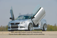 Rieger 00099747 VW 1F Eos Right Side Skirt - Carbon-Look