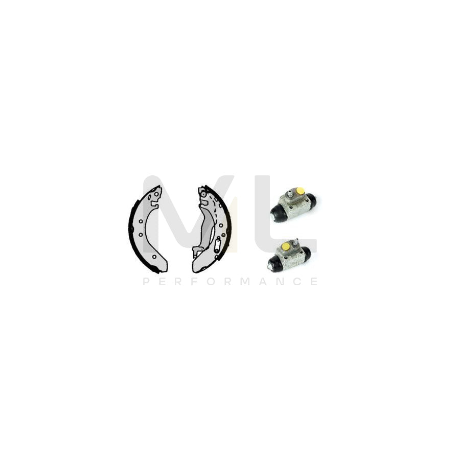 BREMBO STANDARD KIT H 52 010 Brake Shoe Set Ø: 203mm
