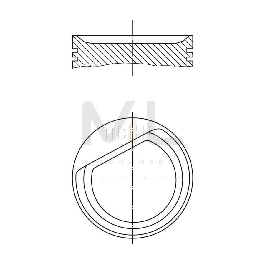 MAHLE ORIGINAL 003 22 00 Piston 84,0 mm | Performance Parts DirectCar Parts