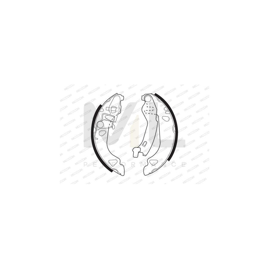 FERODO PREMIER FSB477 Brake Shoe Set | Performance Parts Direct Car Parts