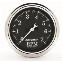 AutoMeter Gauge Speedo. 3-1/8in. 120MPH Elec. Prog. W/ Lcd Odo Old Tyme Blk