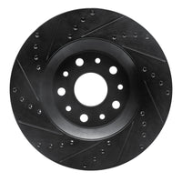 R1 Concepts R1 2002-2018 Dodge Sprinter 2500 Rear Right Drilled & Slotted Black Brake Rotor