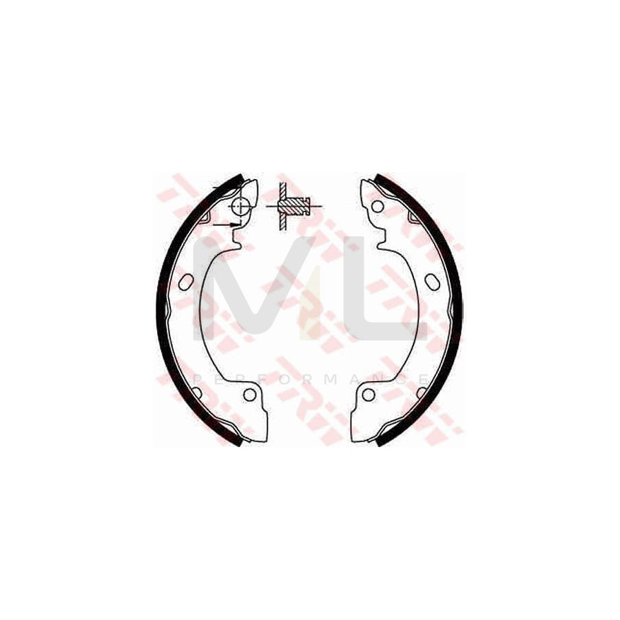 TRW GS8552 Brake Shoe Set | Performance Parts Direct Car Parts