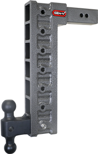 GEN-Y Hitch Gen-Y Mega Duty 2.5in Shank 18in Drop 3K TW 21K Hitch w/GH-061 Dual-Ball/GH-0101 Stabilizer Kit