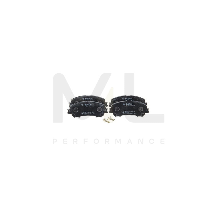 Bosch 0986494720 Brake Pad Set With Acoustic Wear Warning BP1735 | Performance Parts Direct Car Parts