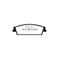 EBC PD13KR639 Cadillac Escalade Yellowstuff Rear Brake Pad & GD Disc Kit
