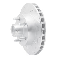 R1 Concepts R1 95-97 Ford Ranger (USA/Canada) Front Left Drilled & Slotted Silver Brake Rotor