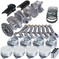 Eagle Chevy 350 1Pc 3.480in Crank 6.000in I-Beam Rod -7cc Flat Top 4.040in Pistons Rotating Assembly
