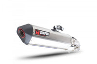 Scorpion RSI116SEO Suzuki GSX1250 FA Serket Parallel Slip-On Exhaust - Brushed Stainless Steel Sleeve
