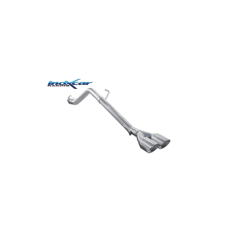 InoXcar FIPN.33.RA Abarth Punto Evo Non-Resonated Rear Exhaust |