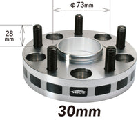 Project Kics 30mm Thick 12x1.25 5x139.7 4WD Wide Tread Spacers