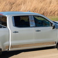 Putco 14-18 Chevy Silv LD - Standard Cab - 8ft Long Box - 10pcs Stainless Steel Rocker Panels