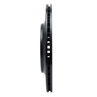 R1 Concepts R1 04-07 Ford Freestar Rear Left Drilled & Slotted Black Brake Rotor