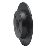 R1 Concepts R1 12-25 Dodge Attitude (Mexico) Rear Right Drilled & Slotted Black Brake Rotor