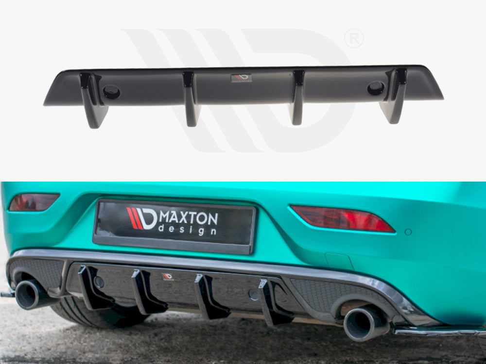 Maxton Design VO-V40-2-RDESIGN-RS1T Rear Valance Volvo V40 R-design (2012-19) |