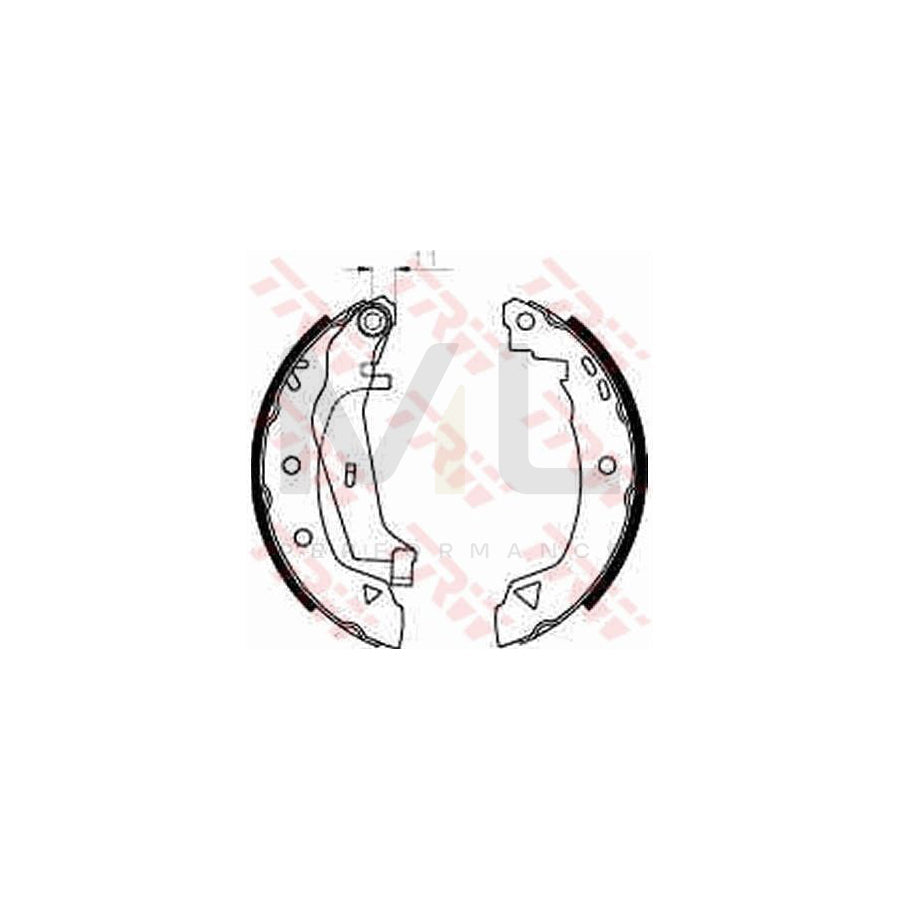 TRW GS8240 Brake Shoe Set | Performance Parts Direct Car Parts