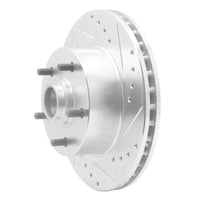 R1 Concepts R1 1967-1974 Buick GS 400 Front Right Drilled & Slotted Silver Brake Rotor