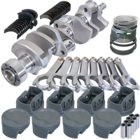 Eagle Chevy 350 1Pc 3.750in Crank 5.700in H-Beam -16cc Inv Dome 4.030in Pistons Balanced Assembly