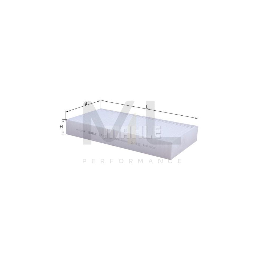 MAHLE ORIGINAL LA 180 Pollen filter Particulate Filter | Performance Parts DirectCar Parts