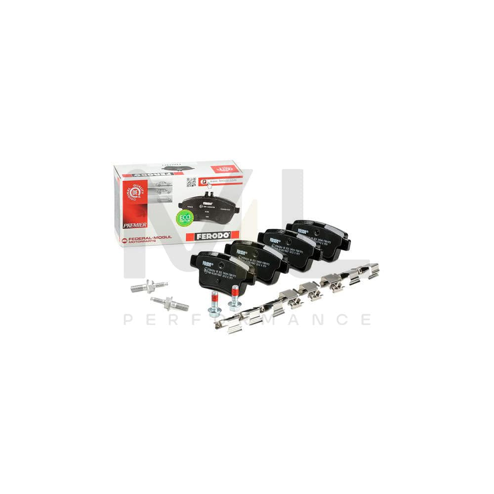 Ferodo Premier Fdb4182 Brake Pad Set Not Prepared For Wear Indicator, With Brake Caliper Screws, With Accessories | Performance Parts Direct Car Parts