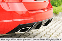 Rieger 00079016 Skoda 5E Octavia RS Rear Diffuser -  Matte Black