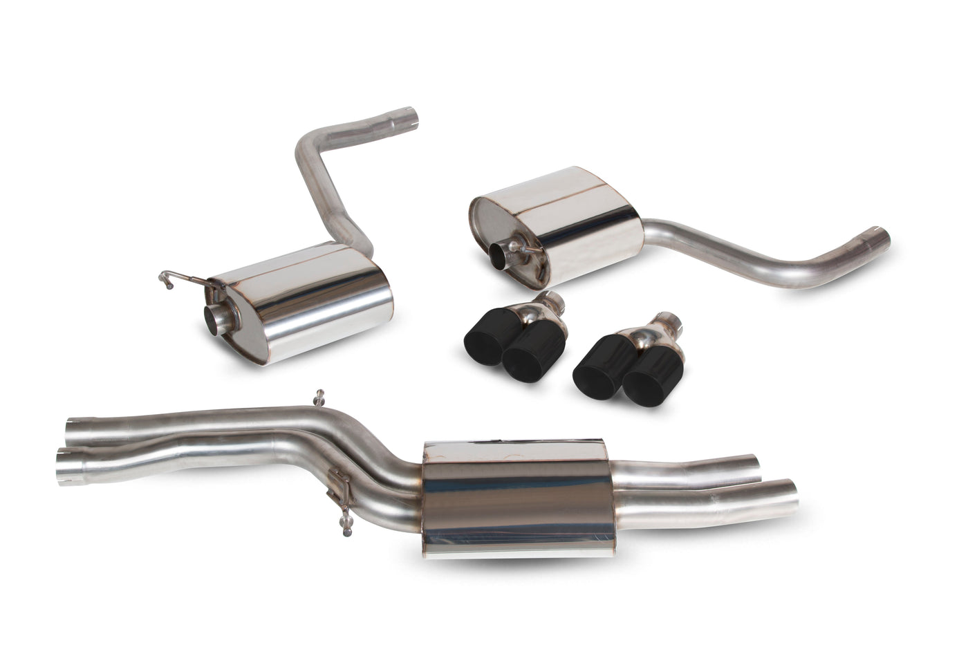 Scorpion SAU044C Audi S4 B8/B8.5 Resonated Half Exhaust System