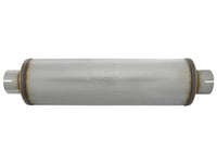 aFe MACH Force-Xp 409 SS Muffler 3-1/2in ID Center/Center x 7in Dia x 24in L - Round Body