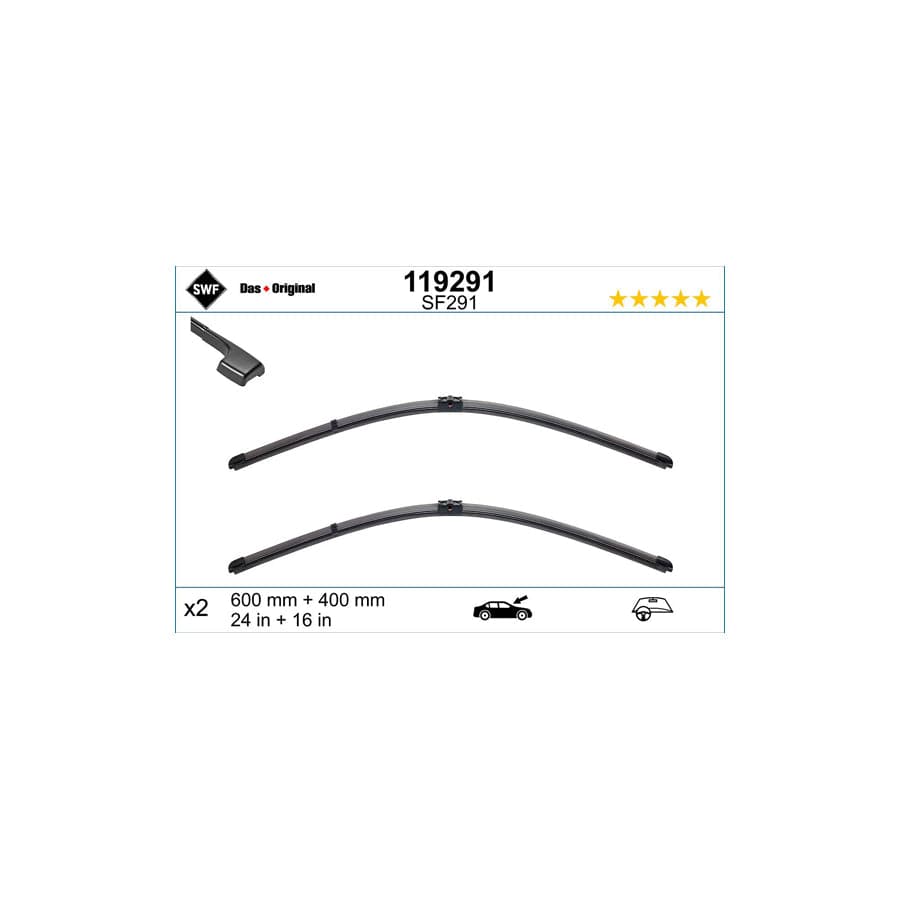 Swf Visioflex 119291 Wiper Blade