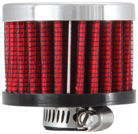 K&N Engineering K&N Clamp On Rubber Base Crankcase Vent Filter 0.375in Flange ID x 2in OD x 1.5in Height