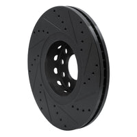 R1 Concepts R1 02-05 Volkswagen Passat (USA/Canada) Front Left Drilled & Slotted Black Brake Rotor