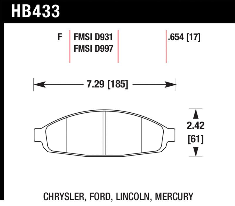 Hawk Performance Hawk HPS Street Brake Pads