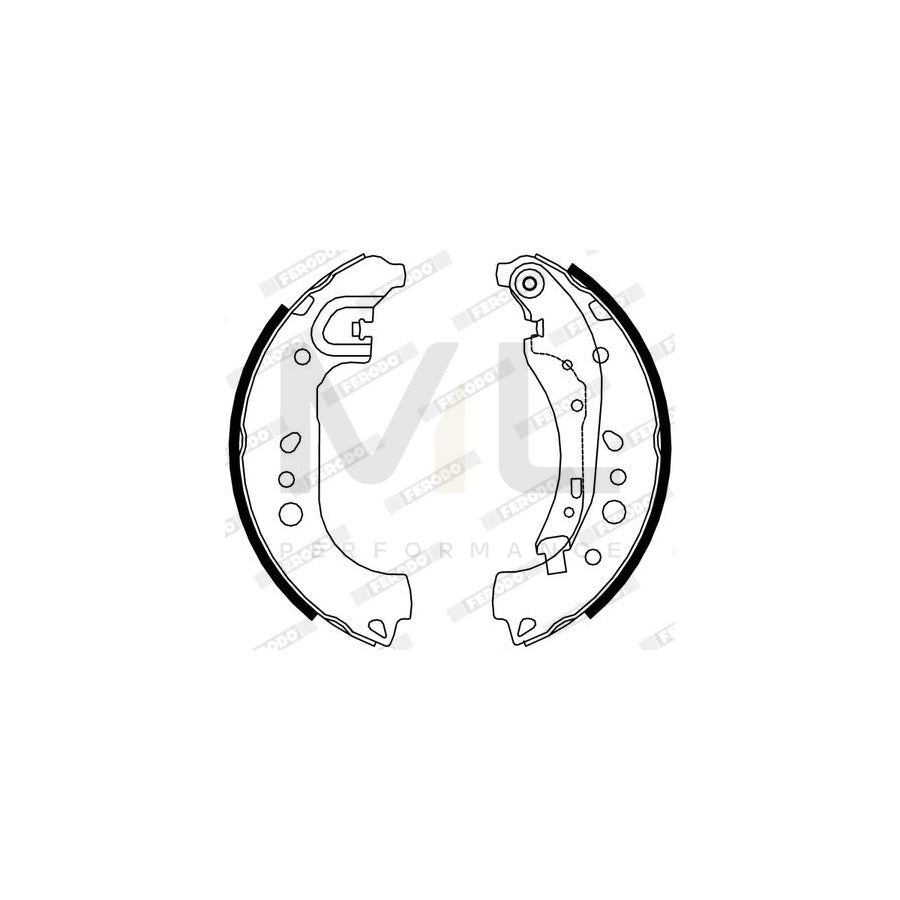 FERODO FSB4313 Brake Shoe Set | Performance Parts Direct Car Parts
