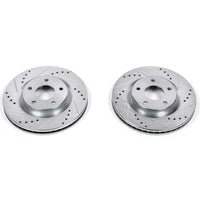 PowerStop Power Stop 08-13 Nissan Rogue Front Evolution Drilled & Slotted Rotors - Pair