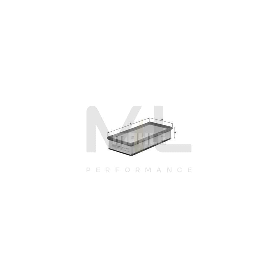MAHLE ORIGINAL LX 1296 Air Filter Filter Insert | Performance Parts DirectCar Parts