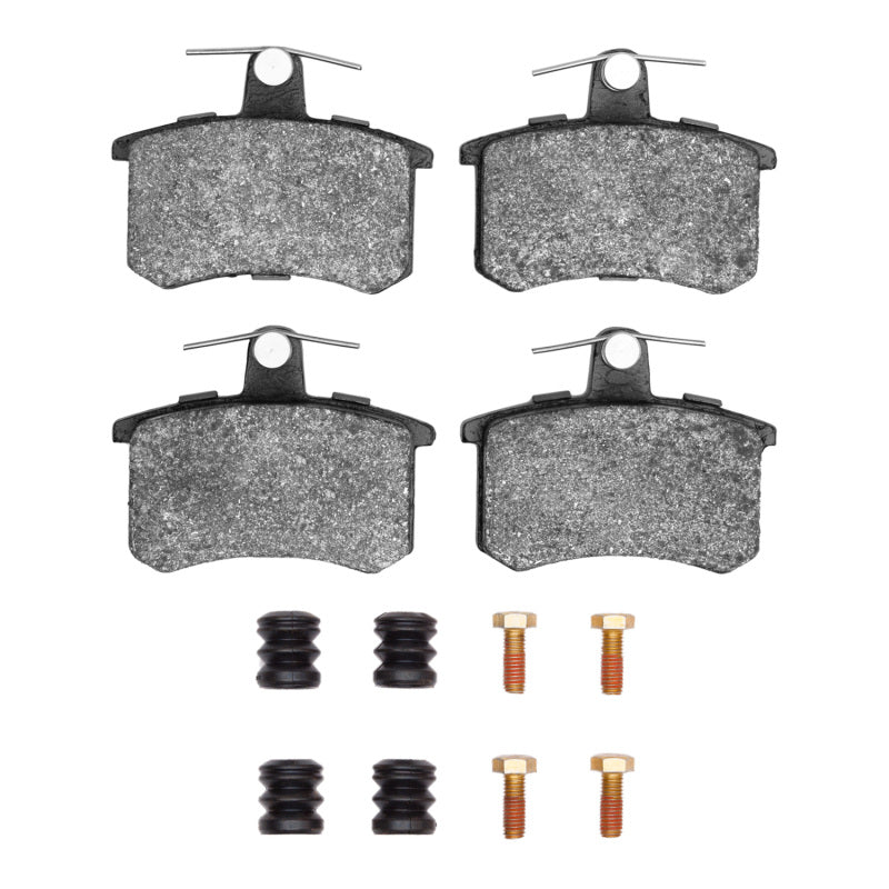 R1 Concepts R1 80-01 Audi V8 Quattro Rear Euro Ceramic Brake Pads and Hardware Kit
