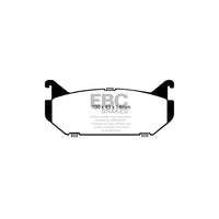 EBC PD06KR184 Ford Mazda Greenstuff Rear Brake Pad & USR Disc Kit