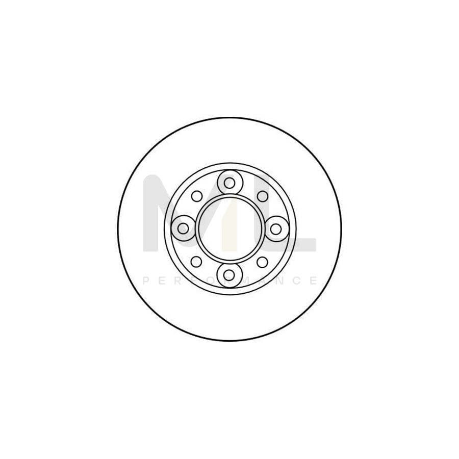 TRW DF1301 Brake Disc Solid | Performance Parts Direct Car Parts