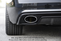 Rieger 00055470 Audi B8 B81 Rear Diffuser (A5 & S5) -  Matte Black