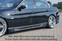 Rieger BMW 3 Series E90 E91 Left & Right Side Skirts - Carbon-Look